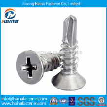 304 Stainless steel countersunk head self drilling screw